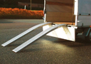 Trailer loading ramp Knott, aluminum, bended, 2000x260x65mm, loading capacity in pair 1000kg - pair