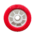 Side roller polymer I Ø120x70x21mm I red MR