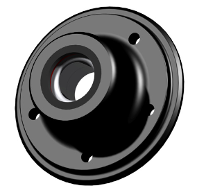 Hub Knott FNK12 112×5 M12×1,5 with bearing