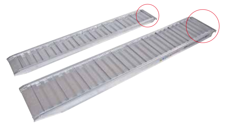 Loading ramp AL-KO, flat, load capacity 1355kg/pc, PROFI, 2369x300x80mm, Alu - 1 pc