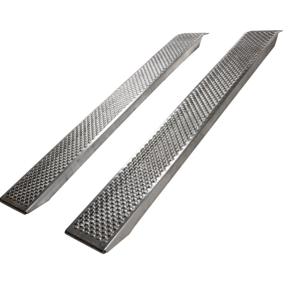 Navozna staza / Utovarna rampa Knott, aluminijska, ravna, 2500x260x80mm, 1000kg - par