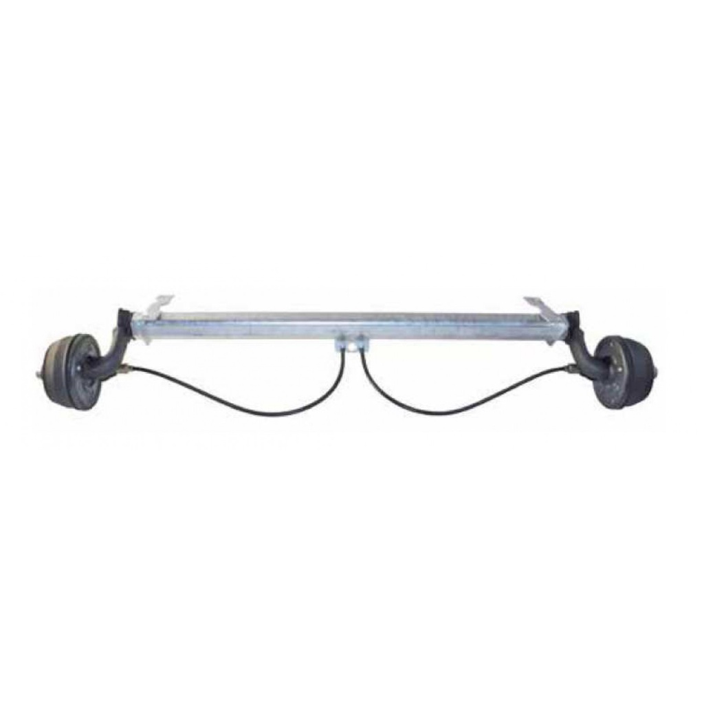 Axle braked AL-KO 750kg, BC 1300mm/1730mm, 4x100
