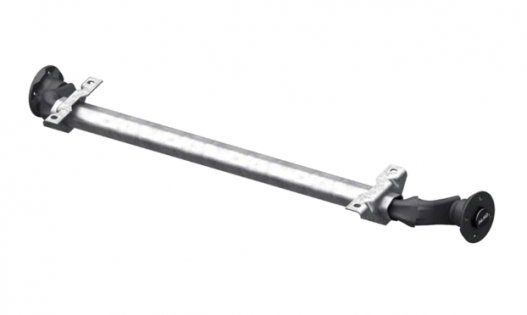 Axle unbraked AL-KO 750kg, GU LNGS EA 750, OHF 1500mm, 4x100