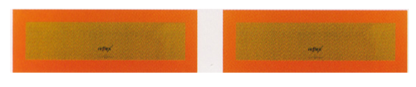 Marker board reflecting - pair I yellow with red edge I 565x200 mm I Jokon