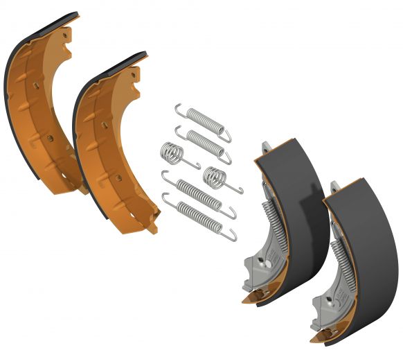 Brake shoes Knott I set 160x35 I 750/900kg I for one axle