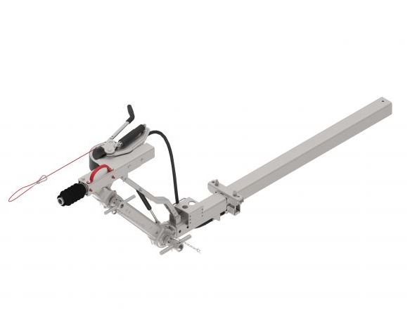 Overrun device tube height adjustable Knott KHA35