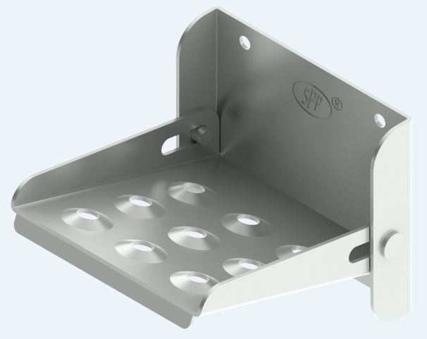 Step for trailers SPP I alu I SP-01 I 170x155mm