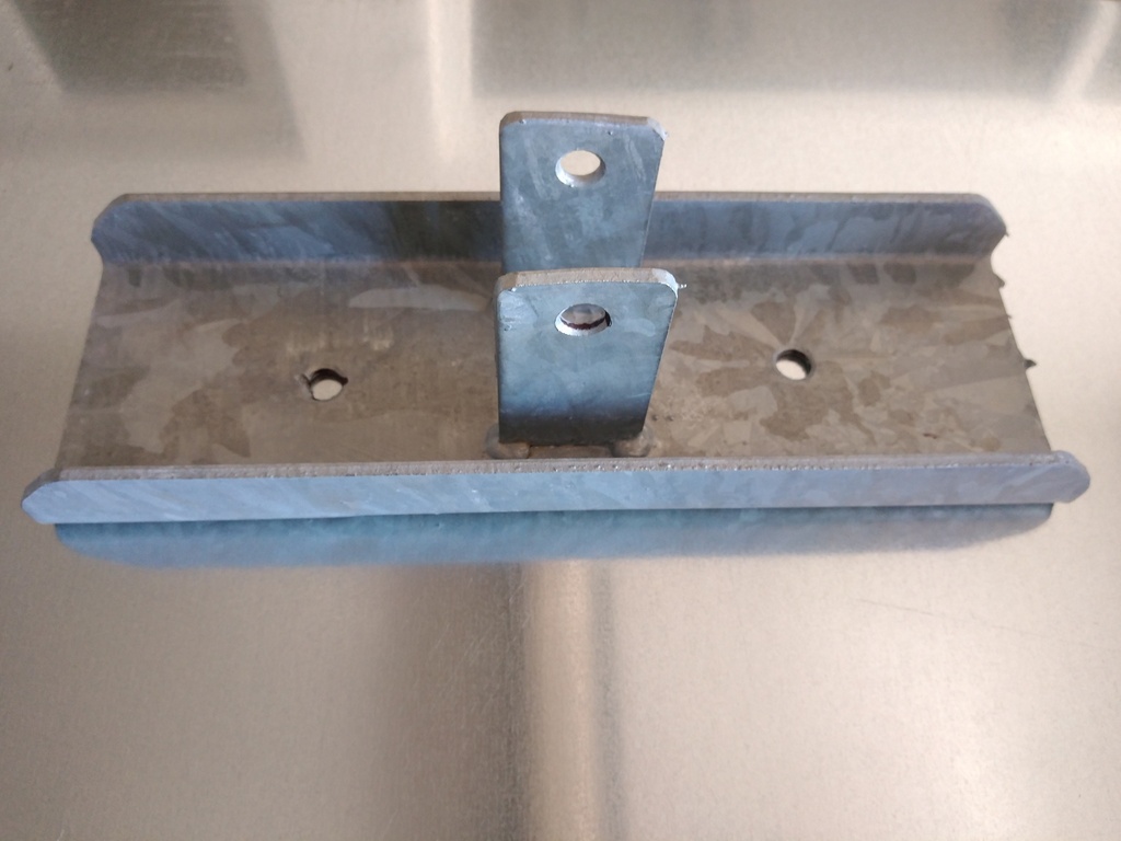 Bracket for snubber pad 300 mm - without pipe I TORBARINA