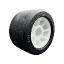 Bočni roler elastomer/polymer I Ø100x60x21mm I crni MR