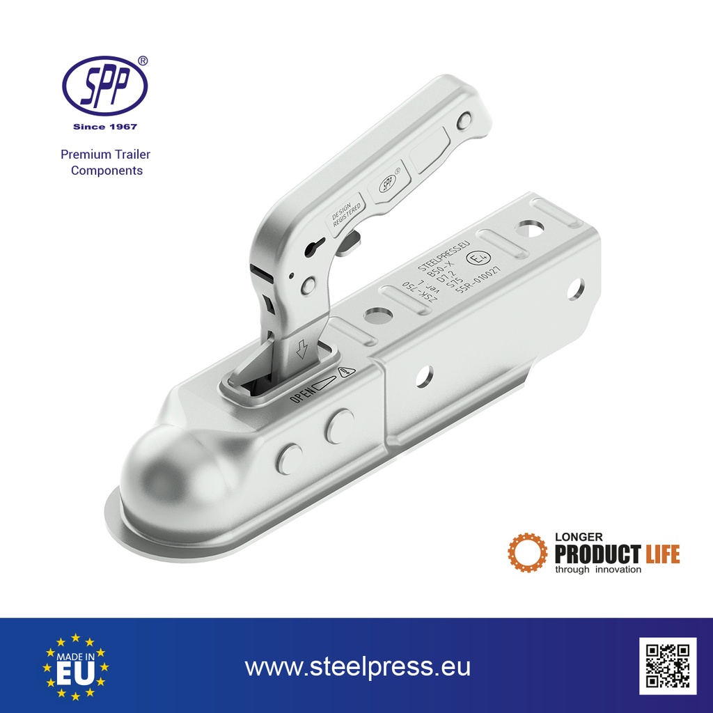 Kvačilo/šapa/spojka SPP I ZSK-750L I 750 kg, 40mm