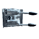 Holder assembly with two jockey wheel clamps Ø48 and screws I TORBARINA 