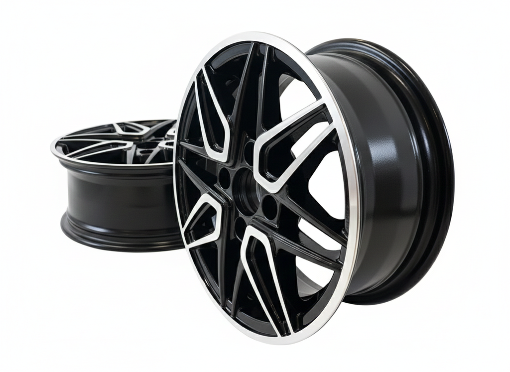 Black aluminium rim 13" 4x100