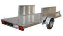Custom trailer for snowmobile transport