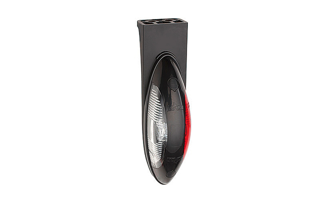 Gabaritna lampica SPL 2016b/9-32V P, LED, crveno/bijela, viseća, ovalna, lijeva, Jokon