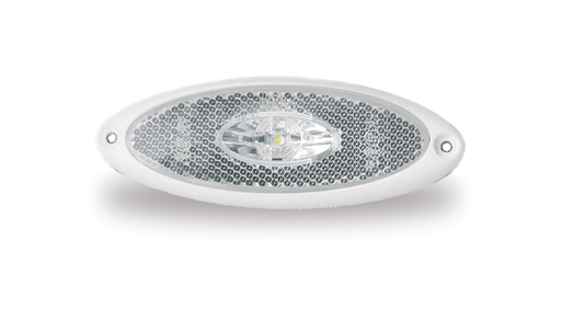[2214] Bijeli gabarit PLR 2010c/12V, LED, ovalni, Jokon