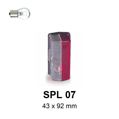 [2219] End-outline marker light SPL 07, red/white, Jokon