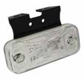[2226] Side marker white, LED Lucidity 12/24V