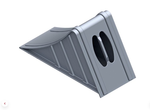 [15912] Metal wheel chock AL-KO, 300x120mm without holder