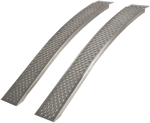 [13921] Loading ramps AL-KO, curved, 400kg in a pair, 1500x215mm, Alu - PAIR