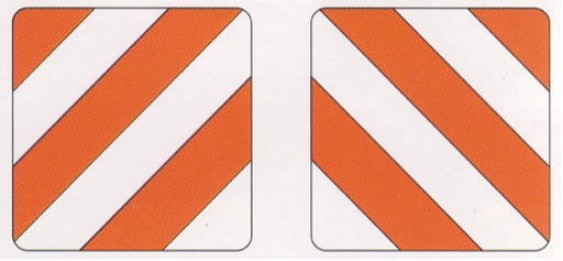 [22133] Warning panel red-white, 500x500 mm, Jokon (1 pc)