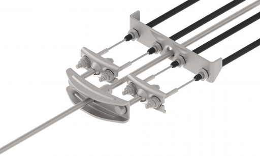 [128121] Balance bar cpl Knott for tandem axle