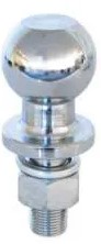 [2257] Coupling ball with washer + nut 50 mm
