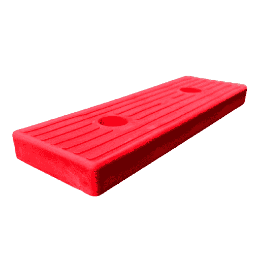 [2125] Snubber pad 300x100x34mm, red, MRE