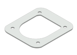[PW-01] Plate for floor hinge SPP, PW-01 (Plate for floor hinge UP-01)